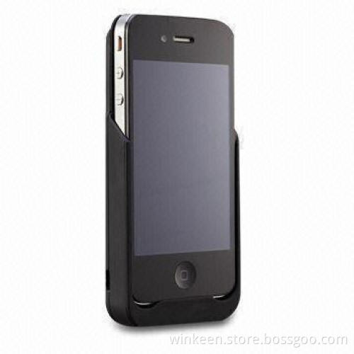 1300mAh MFI licensed battery case for iPhone 4S, made of UL approved Li-polymer cell